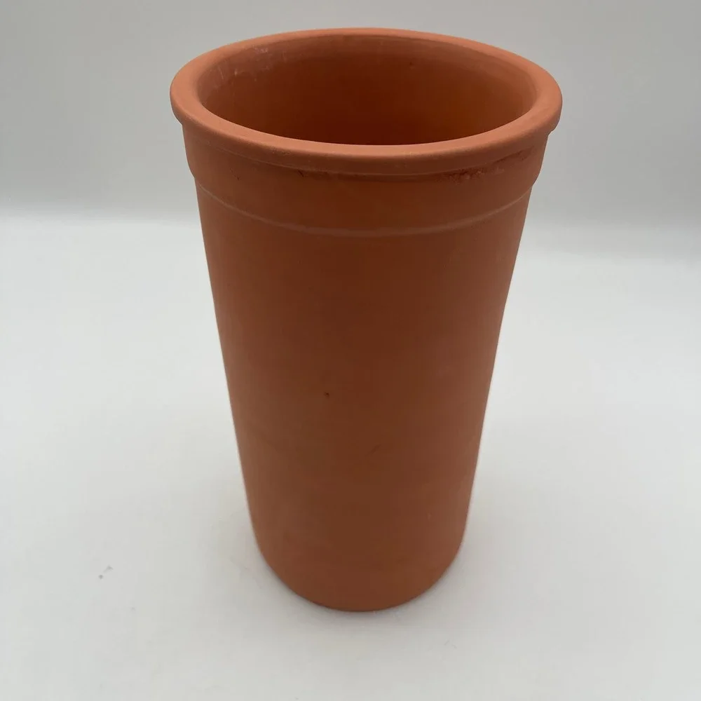 Terracotta Wine Cooler Natural Clay Evaporative Chiller with Drip Tray Base